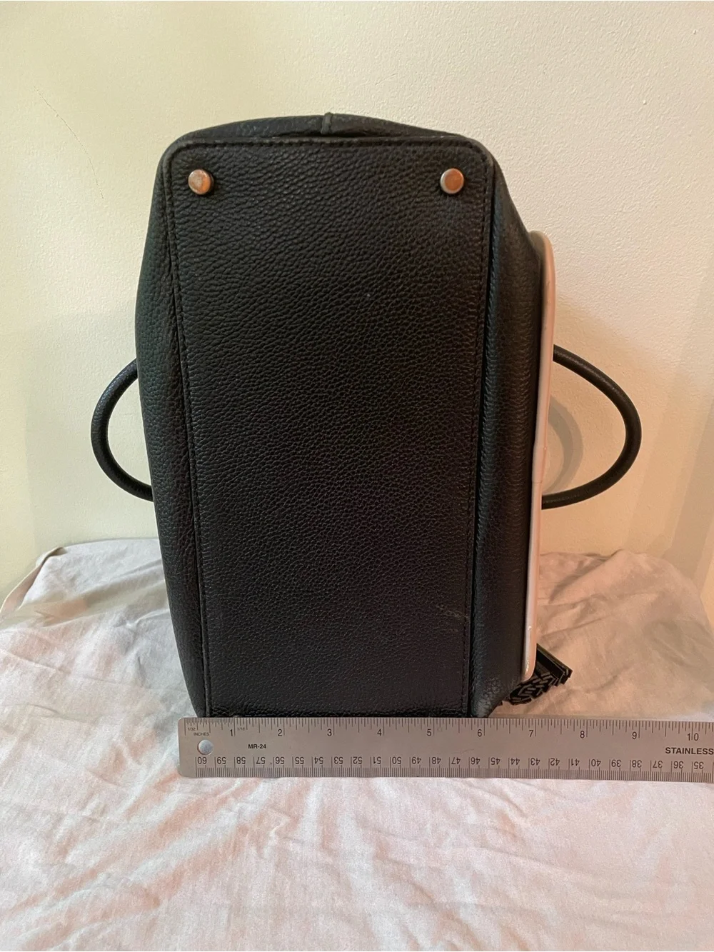 Kate Spade | Ward Place ‘Evangelie’  Black and Pink Satchel Handbag